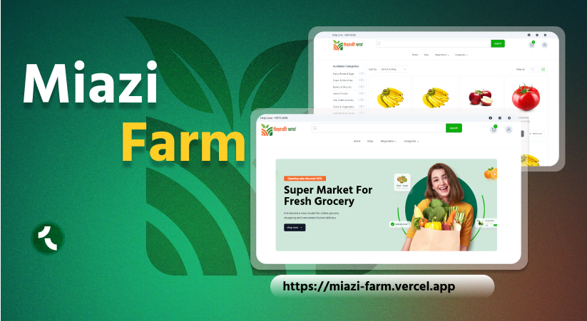 Miazi Farm, an E-commerce website for organic food